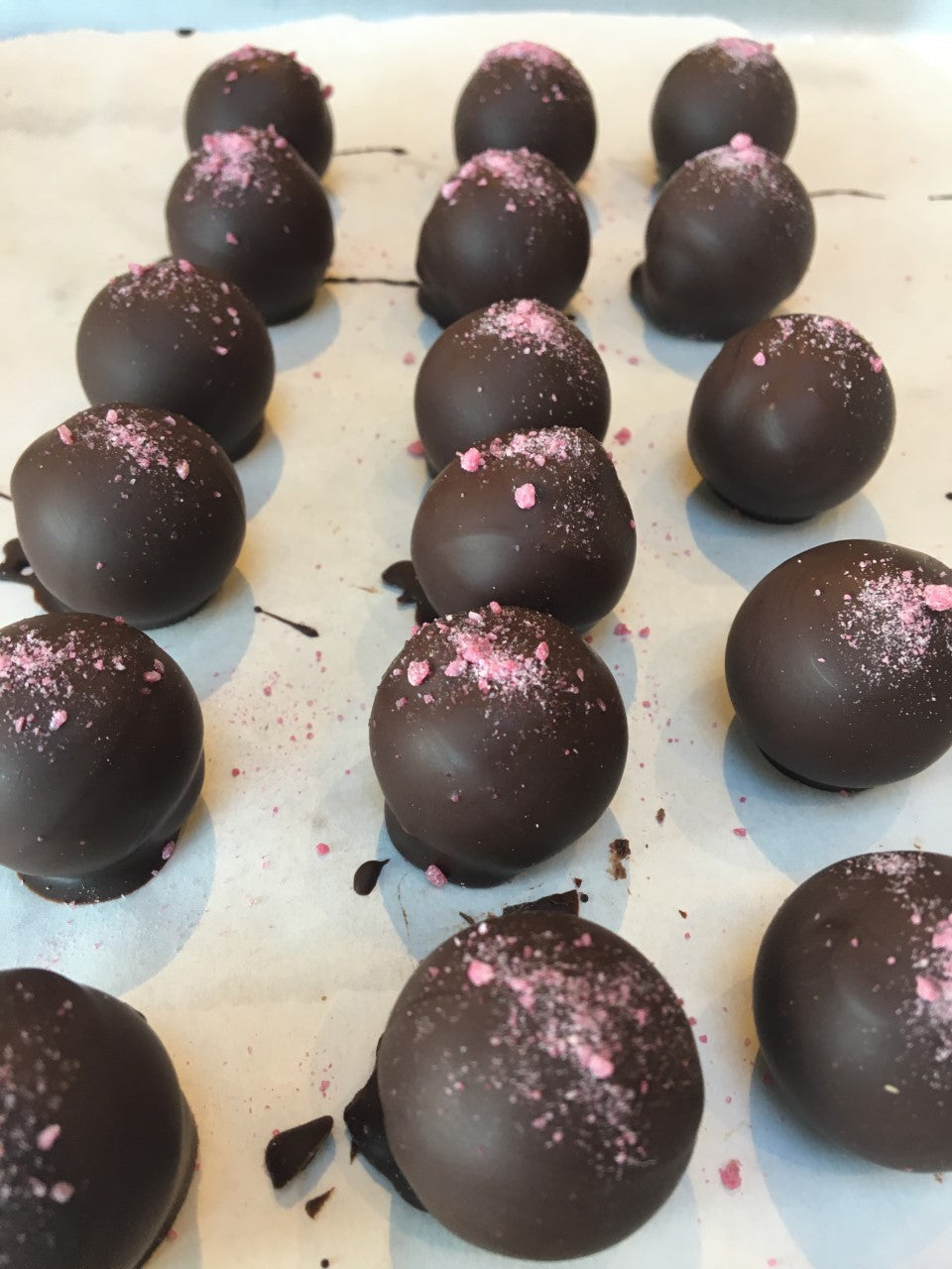 Raspberry Truffles
